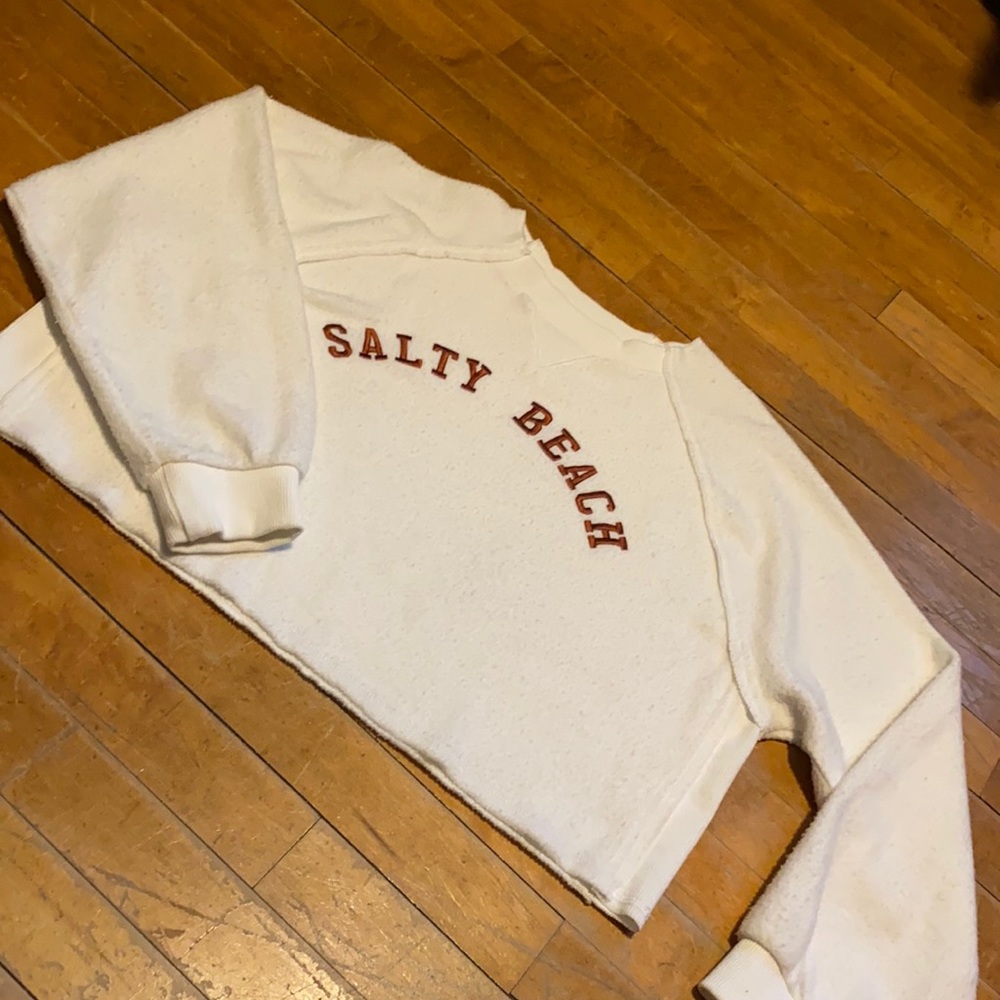 Billabong x The Salty Blonde Crop Sweatshirt